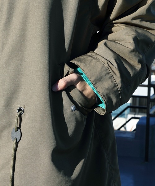 ８(eight)（エイト）の「３ＷＡＹ中綿ライナー付きモッズコート（モッズコート・メンズ・ブラック/カーキ・MEDIUM/X-LARGE/LARGE）」の14枚目の写真