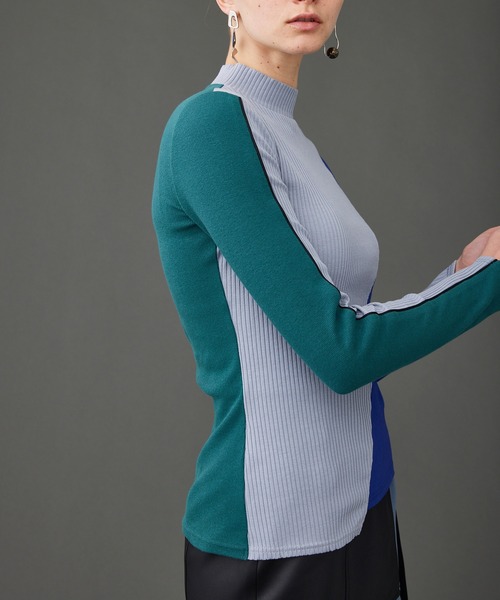 UNITED TOKYO（ユナイテッドトウキョウ）の「スロープラインカットソー（Tシャツ/カットソー・レディース・ブラック/オフホワイト/ブルー/ブルー系その他/ブラック系その他2/アイボリー・FREE）」の16枚目の写真