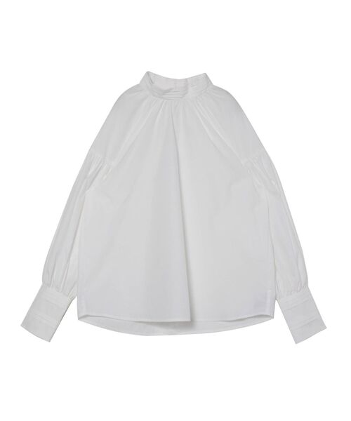 LAGUNAMOON（ラグナムーン）の「デザインピンタックボリュームスリーブブラウス（シャツ/ブラウス・レディース・ホワイト/ミント/ベージュ・FREE）」の15枚目の写真