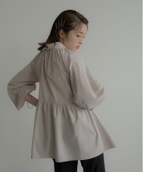 kaene（カエン）の「ドロストシャーリング撥水ブルゾン / daily collection（ブルゾン・レディース・ベージュ/カーキ/ブラック・2/3）」の9枚目の写真