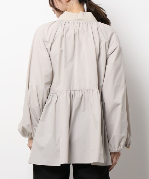 kaene（カエン）の「ドロストシャーリング撥水ブルゾン / daily collection（ブルゾン・レディース・ベージュ/カーキ/ブラック・2/3）」の10枚目の写真