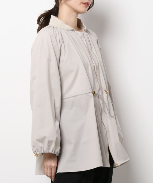 kaene（カエン）の「ドロストシャーリング撥水ブルゾン / daily collection（ブルゾン・レディース・ベージュ/カーキ/ブラック・2/3）」の7枚目の写真