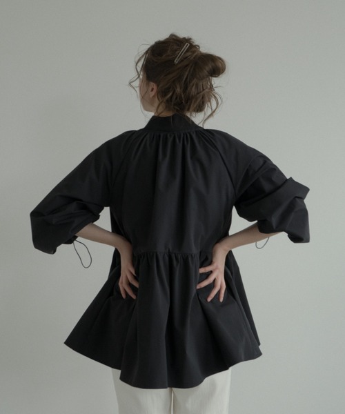 kaene（カエン）の「ドロストシャーリング撥水ブルゾン / daily collection（ブルゾン・レディース・ベージュ/カーキ/ブラック・2/3）」の17枚目の写真