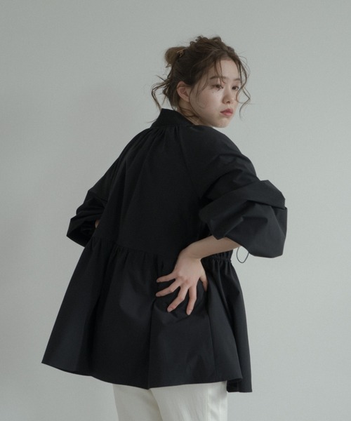 kaene（カエン）の「ドロストシャーリング撥水ブルゾン / daily collection（ブルゾン・レディース・ベージュ/カーキ/ブラック・2/3）」の15枚目の写真