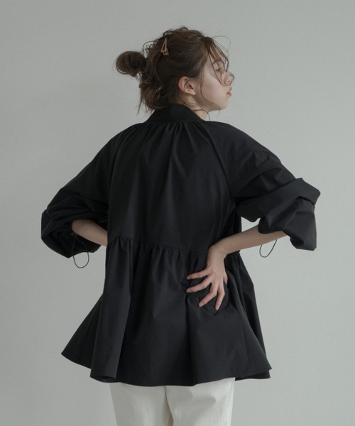 kaene（カエン）の「ドロストシャーリング撥水ブルゾン / daily collection（ブルゾン・レディース・ベージュ/カーキ/ブラック・2/3）」の16枚目の写真