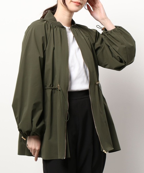 kaene（カエン）の「ドロストシャーリング撥水ブルゾン / daily collection（ブルゾン・レディース・ベージュ/カーキ/ブラック・2/3）」の18枚目の写真