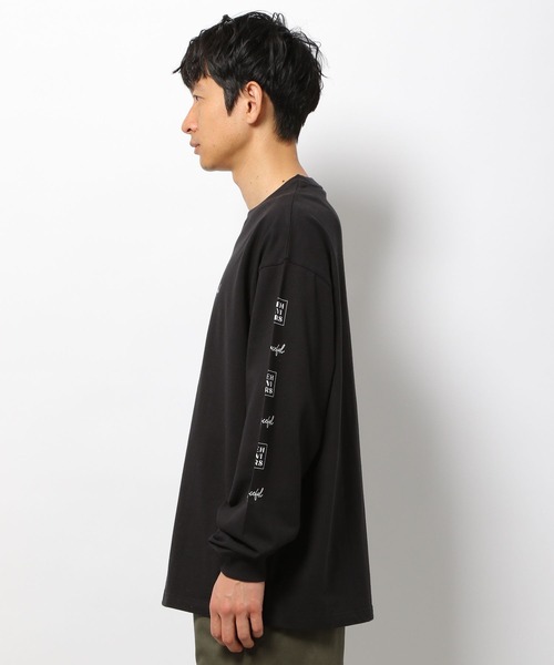 LAKOLE(ラコレ)の「袖プリントロングスリーブTシャツ / 262326(Tシャツ/カットソー・メンズ・ホワイト/ブラック/グリーン・MEDIUM/LARGE)」の8枚目の写真