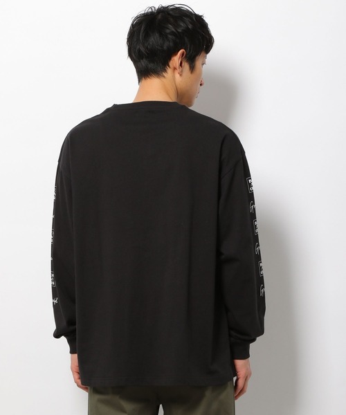 LAKOLE(ラコレ)の「袖プリントロングスリーブTシャツ / 262326(Tシャツ/カットソー・メンズ・ホワイト/ブラック/グリーン・MEDIUM/LARGE)」の9枚目の写真