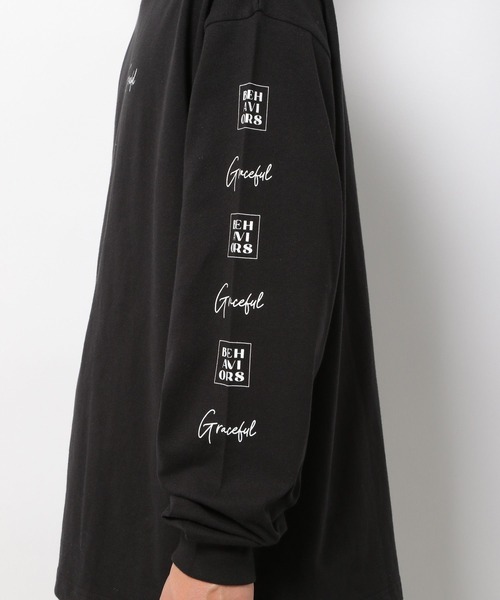 LAKOLE(ラコレ)の「袖プリントロングスリーブTシャツ / 262326(Tシャツ/カットソー・メンズ・ホワイト/ブラック/グリーン・MEDIUM/LARGE)」の17枚目の写真