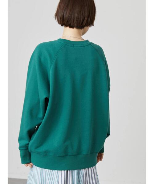 AMERICAN HOLIC(アメリカンホリック)の「カレッジロゴ裏毛プルオーバー(スウェット・レディース・ブルー/グリーン/グレー系その他・M/L)」の11枚目の写真