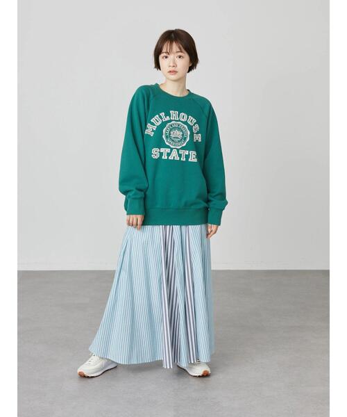 AMERICAN HOLIC(アメリカンホリック)の「カレッジロゴ裏毛プルオーバー(スウェット・レディース・ブルー/グリーン/グレー系その他・M/L)」の19枚目の写真