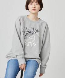 AMERICAN HOLIC | カレッジロゴ裏毛プルオーバー(スウェット)