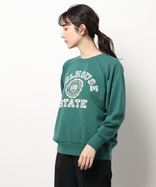 AMERICAN HOLIC(アメリカンホリック)の「カレッジロゴ裏毛プルオーバー(スウェット・レディース・ブルー/グリーン/グレー系その他・M/L)」の15枚目の写真