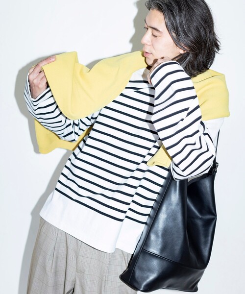 MONT KEMMEL(モンケメル)の「◆【MONT KEMMEL/モンケメル】別注バスクボーダーシャツ(Tシャツ/カットソー・メンズ・ブラック系2/ブルー系7/レッド系4/ネイビー系2/ブラック系4・03/02)」の15枚目の写真
