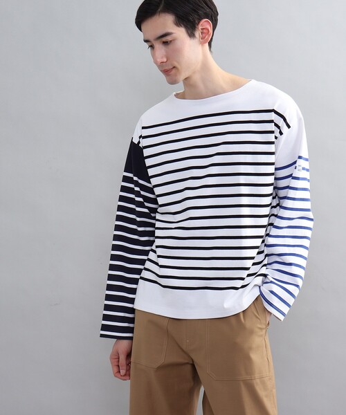 MONT KEMMEL(モンケメル)の「◆【MONT KEMMEL/モンケメル】別注バスクボーダーシャツ(Tシャツ/カットソー・メンズ・ブラック系2/ブルー系7/レッド系4/ネイビー系2/ブラック系4・03/02)」の22枚目の写真