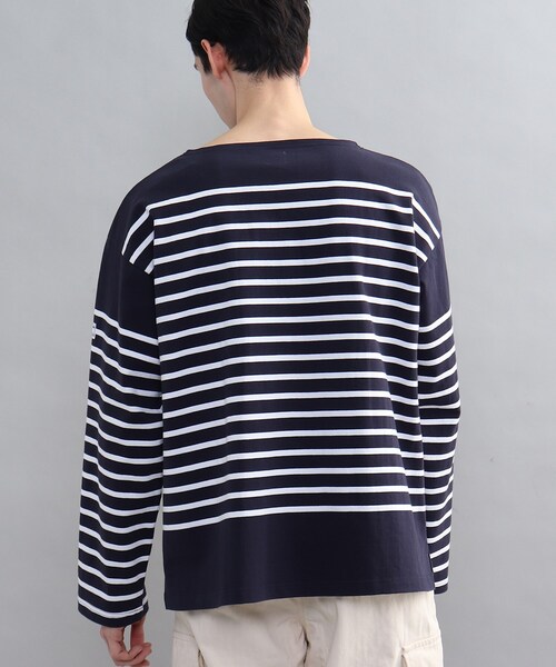MONT KEMMEL(モンケメル)の「◆【MONT KEMMEL/モンケメル】別注バスクボーダーシャツ(Tシャツ/カットソー・メンズ・ブラック系2/ブルー系7/レッド系4/ネイビー系2/ブラック系4・03/02)」の20枚目の写真