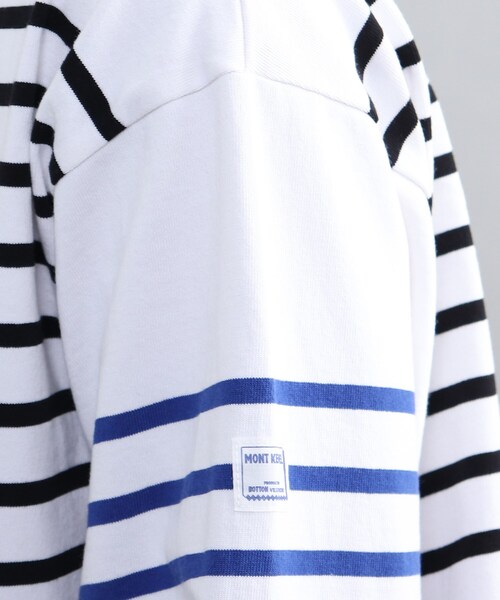 MONT KEMMEL(モンケメル)の「◆【MONT KEMMEL/モンケメル】別注バスクボーダーシャツ(Tシャツ/カットソー・メンズ・ブラック系2/ブルー系7/レッド系4/ネイビー系2/ブラック系4・03/02)」の16枚目の写真