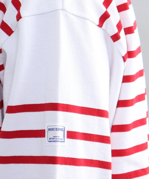 MONT KEMMEL(モンケメル)の「◆【MONT KEMMEL/モンケメル】別注バスクボーダーシャツ(Tシャツ/カットソー・メンズ・ブラック系2/ブルー系7/レッド系4/ネイビー系2/ブラック系4・03/02)」の10枚目の写真