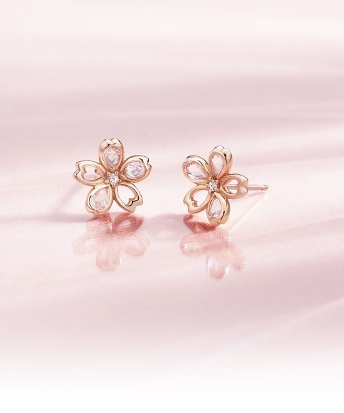 Sakura Collection K18ピンクゴールド ピアス ピアス 両耳用 4 ヨンドシー のファッション通販 Zozotown