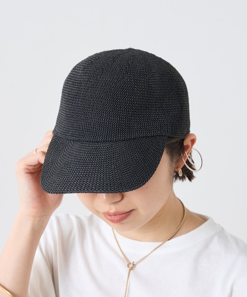 Omekashi(オメカシ)の「ペーパーサーモキャップ(キャップ・レディース・ベージュ/ブラック・ONE SIZE)」の2枚目の写真