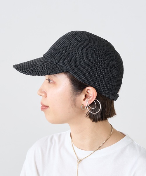 Omekashi(オメカシ)の「ペーパーサーモキャップ(キャップ・レディース・ベージュ/ブラック・ONE SIZE)」の5枚目の写真