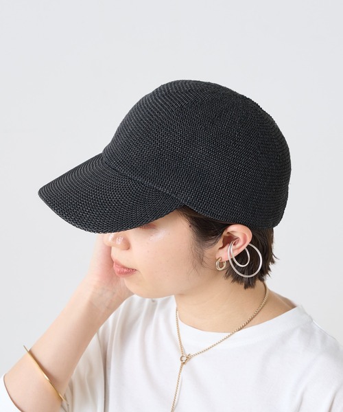 Omekashi(オメカシ)の「ペーパーサーモキャップ(キャップ・レディース・ベージュ/ブラック・ONE SIZE)」の4枚目の写真