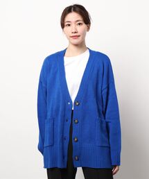 HONEYSUCKLE ROSE | 【HONEYSUCKLE ROSE】カラーゆるっとカーデ(カーディガン/ボレロ)