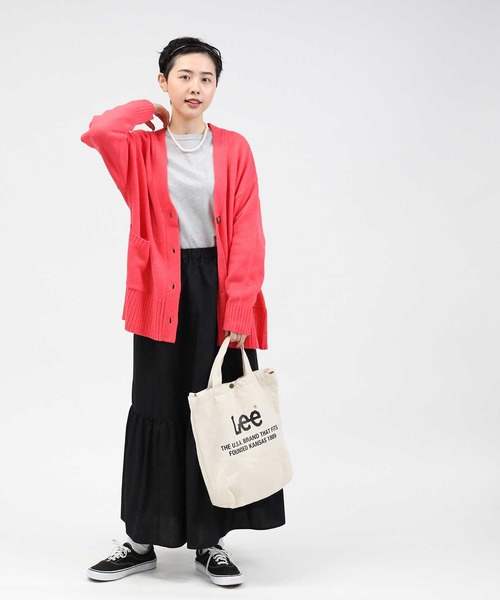 HONEYSUCKLE ROSE（ハニーサックルローズ）の「【HONEYSUCKLE ROSE】カラーゆるっとカーディガン（カーディガン/ボレロ・レディース・ブルー/ピンク/グリーン・M/L）」の13枚目の写真