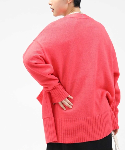 HONEYSUCKLE ROSE（ハニーサックルローズ）の「【HONEYSUCKLE ROSE】カラーゆるっとカーディガン（カーディガン/ボレロ・レディース・ブルー/ピンク/グリーン・M/L）」の14枚目の写真