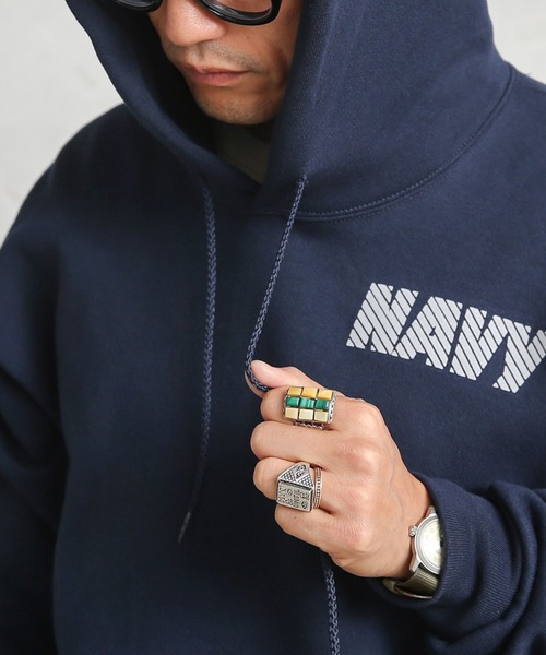 SOFFE(ソフィー)の「SOFFE OFFICIAL U.S.NAVY UNIFORM フィジカル トレーニング スウェットパーカー(パーカー・メンズ・ダークネイビー・S/M/L/XL/XXL)」の12枚目の写真