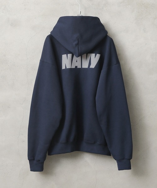 SOFFE(ソフィー)の「SOFFE OFFICIAL U.S.NAVY UNIFORM フィジカル トレーニング スウェットパーカー(パーカー・メンズ・ダークネイビー・S/M/L/XL/XXL)」の9枚目の写真