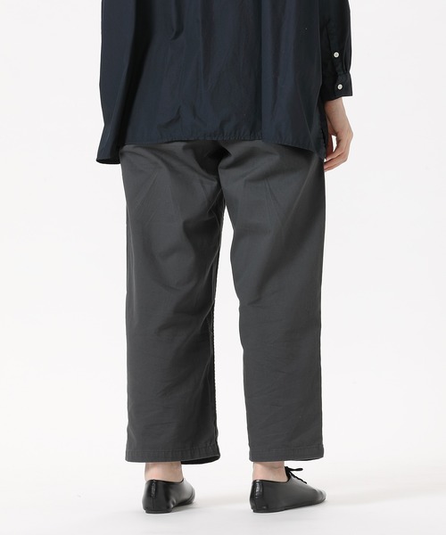 SETTO（セット）の「RARE CHINO：ワイドタックパンツ（チノパンツ・レディース・ダークグレー/ベージュ・S/XS/M/L）」の8枚目の写真