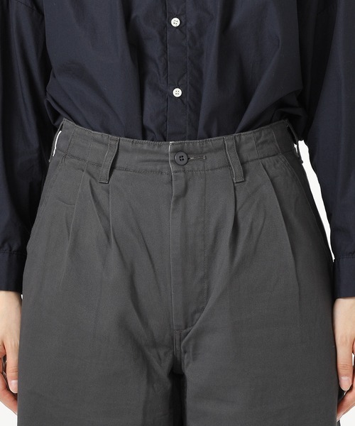 SETTO（セット）の「RARE CHINO：ワイドタックパンツ（チノパンツ・レディース・ダークグレー/ベージュ・S/XS/M/L）」の16枚目の写真