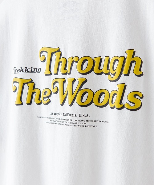 OUTDOOR PRODUCTS(アウトドアプロダクツ)の「USAコットン袖切替プリントTシャツ ビッグシルエット コットン100%(Tシャツ/カットソー・レディース・オリーブ/ベージュ/ネイビー・FREE)」の9枚目の写真