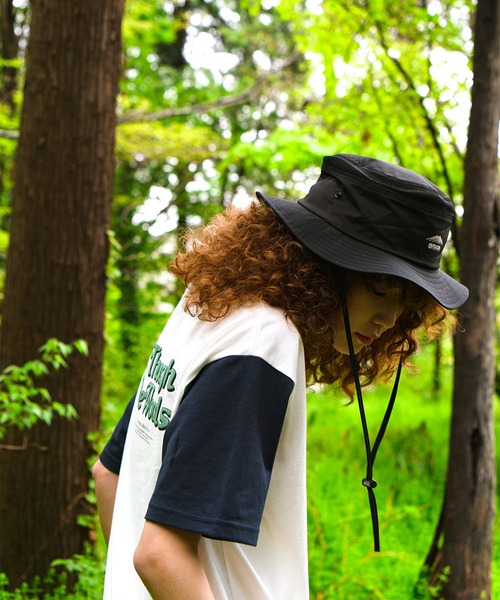 OUTDOOR PRODUCTS(アウトドアプロダクツ)の「USAコットン袖切替プリントTシャツ ビッグシルエット コットン100%(Tシャツ/カットソー・レディース・オリーブ/ベージュ/ネイビー・FREE)」の15枚目の写真
