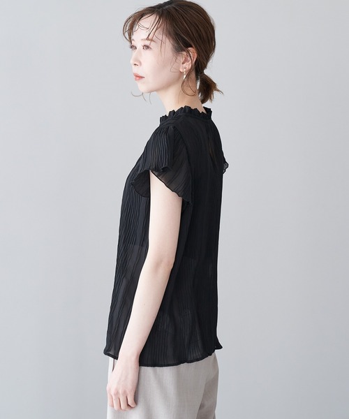 【WEB限定】【2WAY】プリーツブラウス
