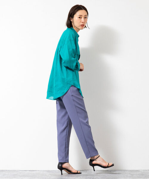 NOLLEY’S（ノーリーズ）の「エアウォッシュパーフェクトパンツ（その他パンツ・レディース・ホワイト/ブラック/ミント/ネイビー/グレイッシュブルー・34/36/38/40）」の7枚目の写真