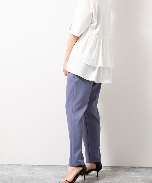 NOLLEY’S（ノーリーズ）の「エアウォッシュパーフェクトパンツ（その他パンツ・レディース・ホワイト/ブラック/ミント/ネイビー/グレイッシュブルー・34/36/38/40）」の9枚目の写真