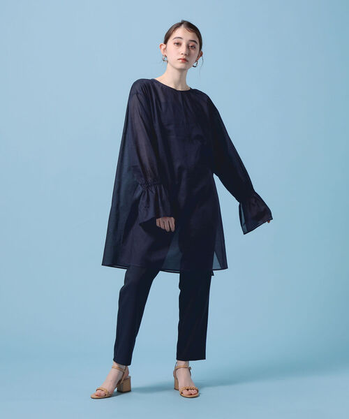NOLLEY’S（ノーリーズ）の「エアウォッシュパーフェクトパンツ（その他パンツ・レディース・ホワイト/ブラック/ミント/ネイビー/グレイッシュブルー・34/36/38/40）」の18枚目の写真