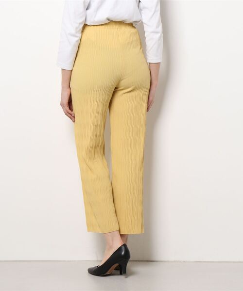 CHILLE(チル)の「ウェーブプリーツゆったりパンツ(その他パンツ・レディース・イエロー/パープル/ブルー・FREE)」の5枚目の写真