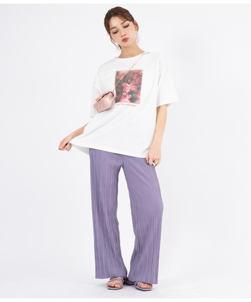 CHILLE(チル)の「ウェーブプリーツゆったりパンツ(その他パンツ・レディース・イエロー/パープル/ブルー・FREE)」の16枚目の写真