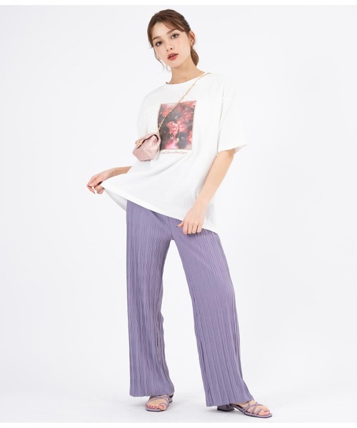 CHILLE(チル)の「ウェーブプリーツゆったりパンツ(その他パンツ・レディース・イエロー/パープル/ブルー・FREE)」の18枚目の写真