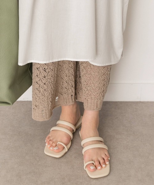 RODE SKO（ロデスコ）の「ダブルストラップサンダル（サンダル・レディース・ホワイト系その他/ブラウン系その他/グリーン系その他・38/36/37）」の4枚目の写真