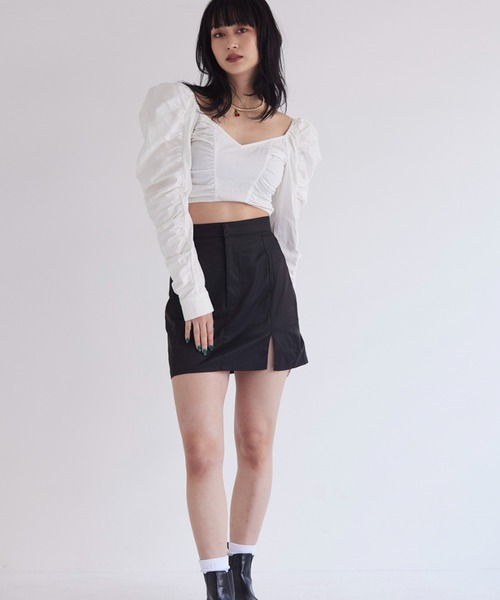 FIG&VIPER（フィグアンドバイパー）の「カーゴミニSK（スカート・レディース・ブラック/ベージュ・SMALL/MEDIUM）」の20枚目の写真