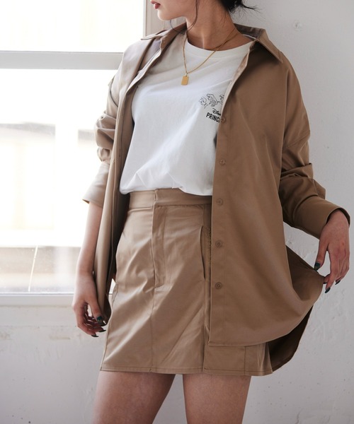 FIG&VIPER（フィグアンドバイパー）の「カーゴミニSK（スカート・レディース・ブラック/ベージュ・SMALL/MEDIUM）」の11枚目の写真