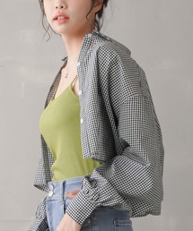 SPINNS | アソートショート丈ロングスリーブシャツ(シャツ/ブラウス)