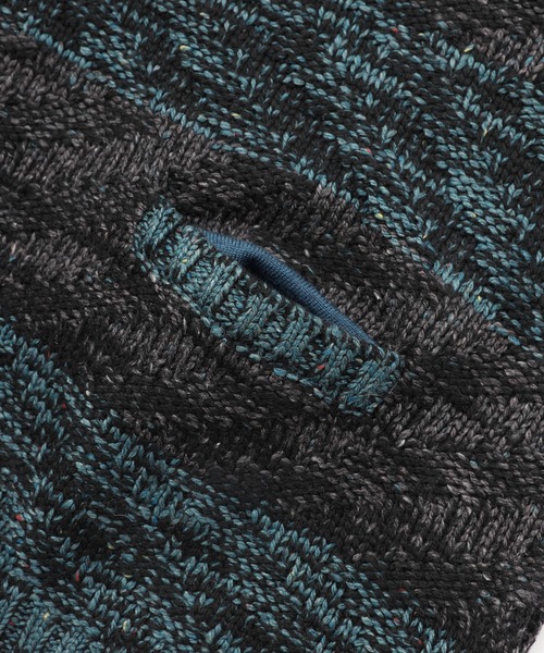 FILL THE BILL(フィルザビル)の「FILLTHEBILL MIX BORDER KNIT VEST 306-212066(ニット/セーター・レディース・ダークグレー/グレー・ONE SIZE)」の15枚目の写真