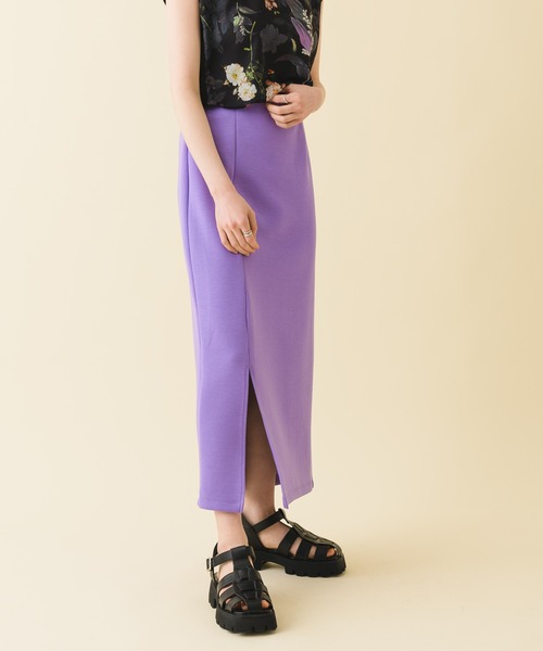 Paradise Picnic（パラダイスピクニック）の「ダンボールタイトスカート（スカート・レディース・ブラック/パープル/グリーン・FREE）」の4枚目の写真