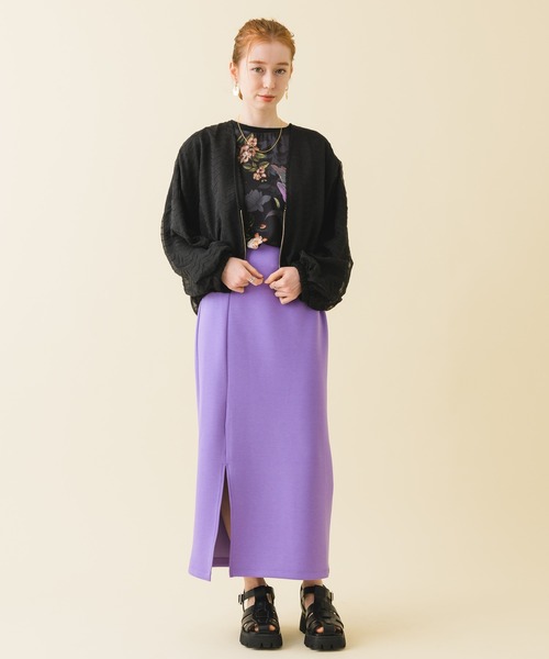 Paradise Picnic（パラダイスピクニック）の「ダンボールタイトスカート（スカート・レディース・ブラック/パープル/グリーン・FREE）」の10枚目の写真