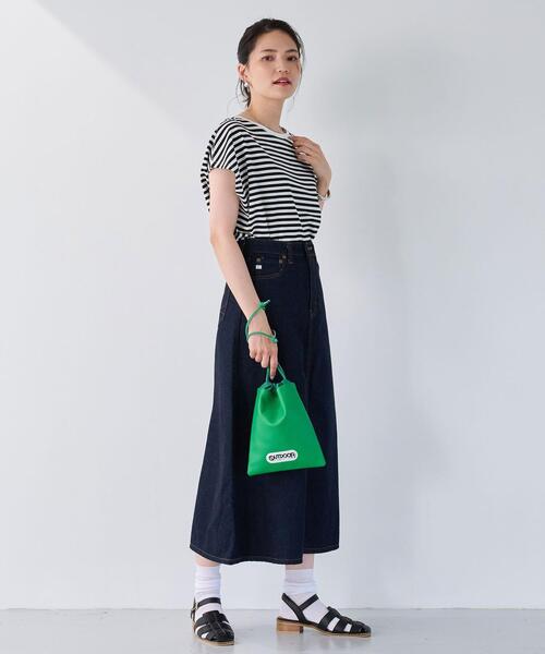 【矢野未希子さん着用】トラップウエストフレアスリーブカットソ―Tシャツ